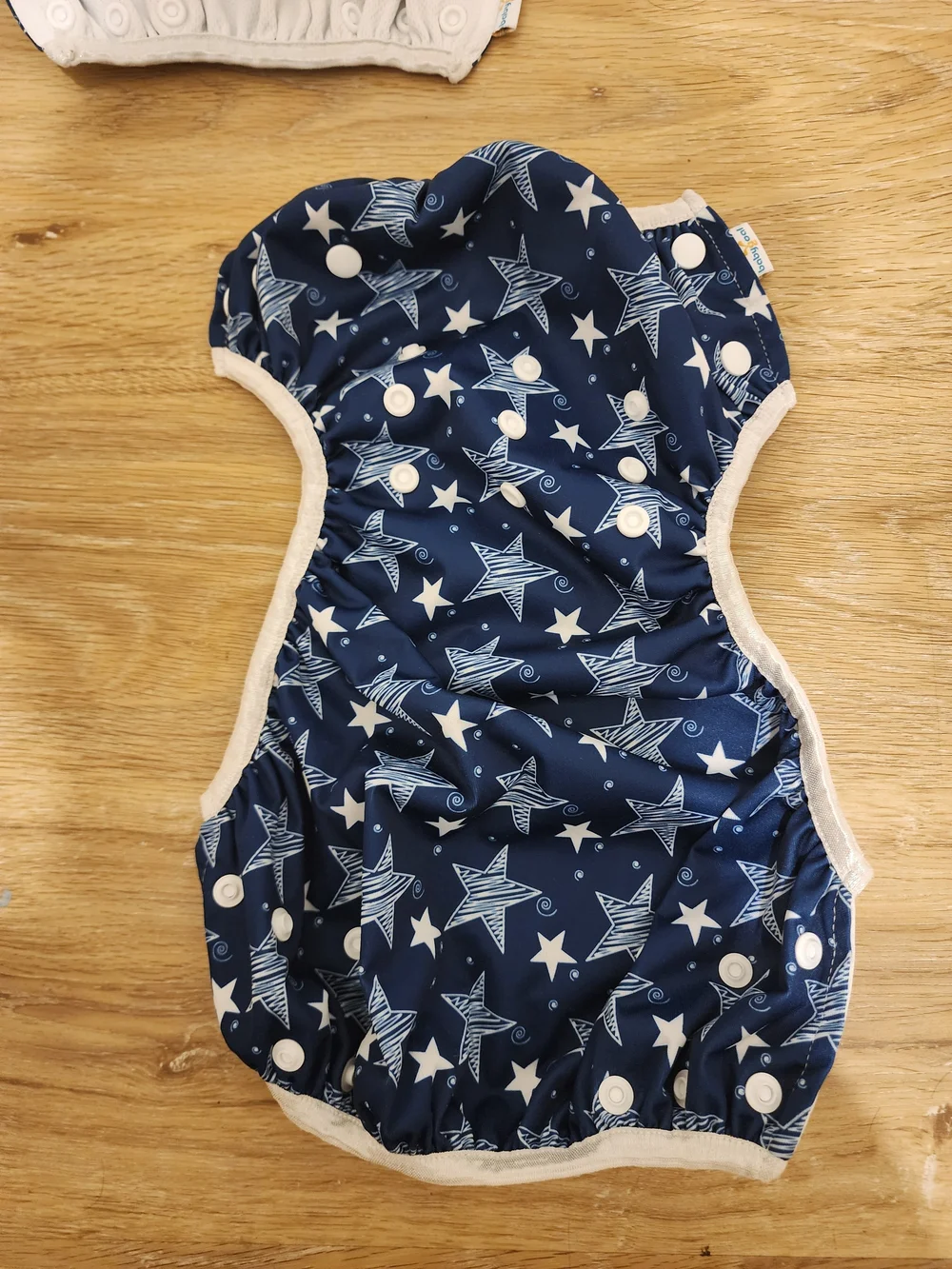 Reusable Kids Swim Diaper Cover - Navy Star & Sea Print